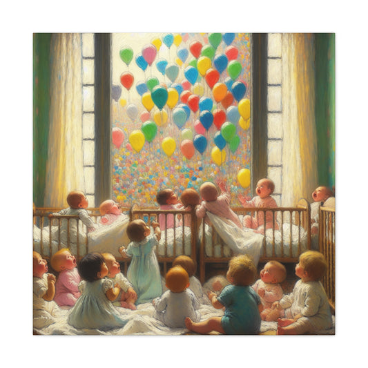 Whimsical Balloon Soiree - Canvas