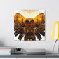 "Golden Eagle Majesty" - Canvas