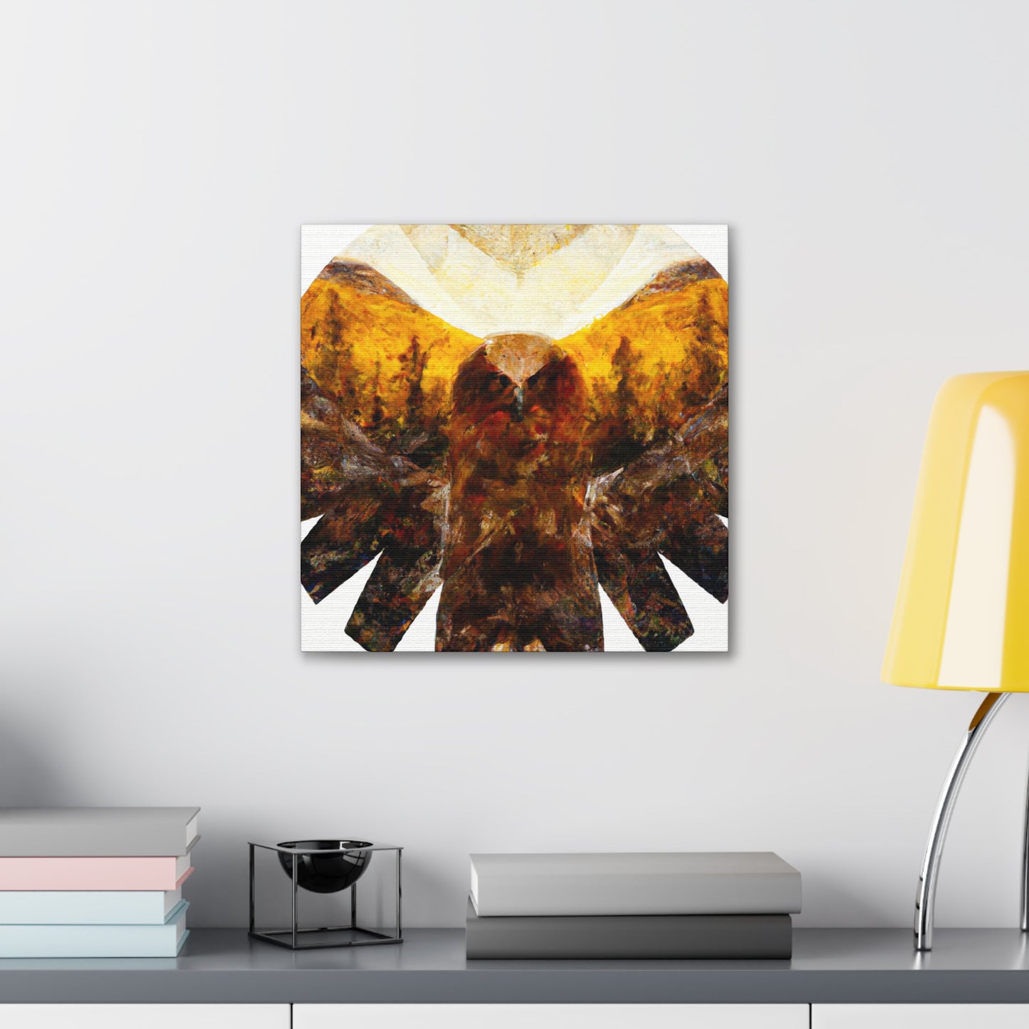 "Golden Eagle Majesty" - Canvas