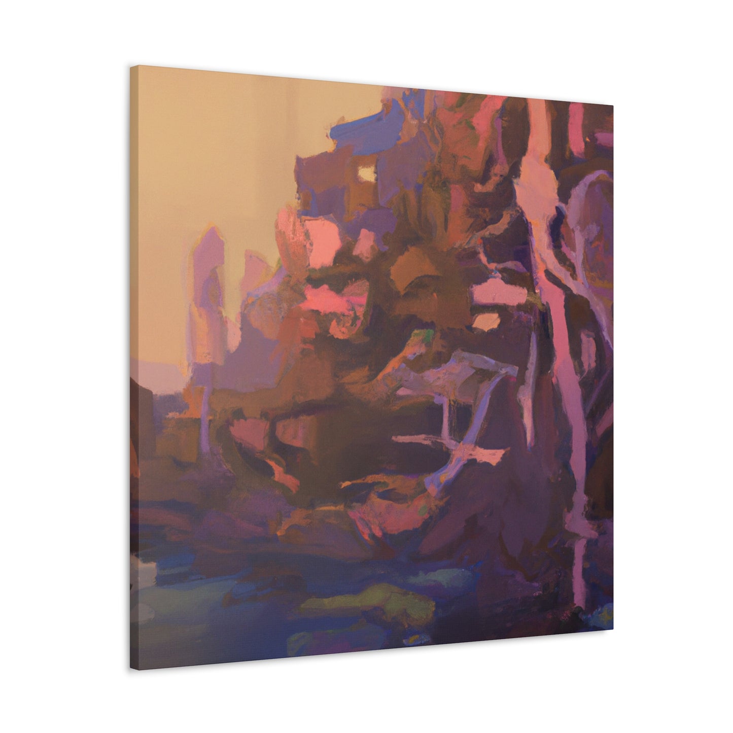 Coral in Abstract Form - Canvas