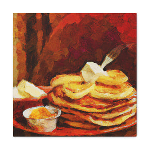 "Pancakes in Impressionism" - Canvas