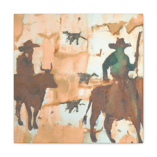 Driving Cattle Home - Canvas