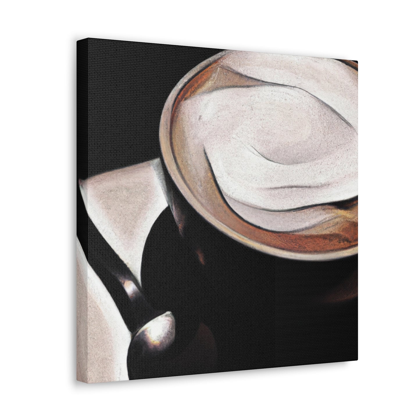 "Cappucino Landscape Delight" - Canvas