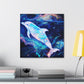 "Dolphin in the Baroque" - Canvas