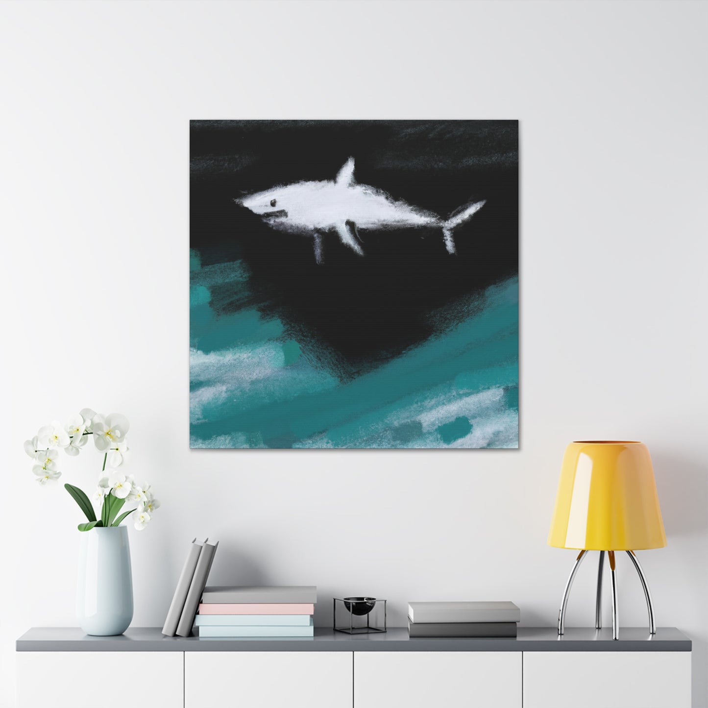 "Shark in the Streets" - Canvas