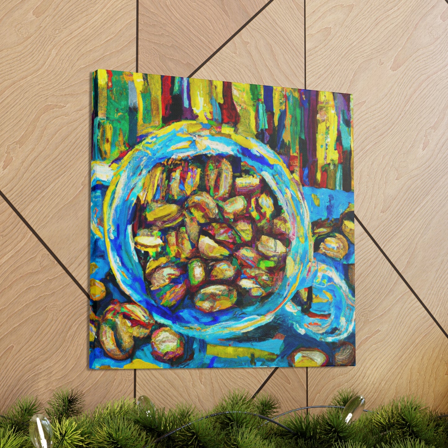 "Coffee Beans Impressionism" - Canvas