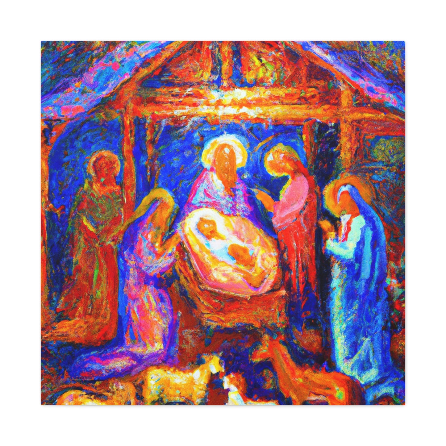 "The Nativity Scene Awakens" - Canvas