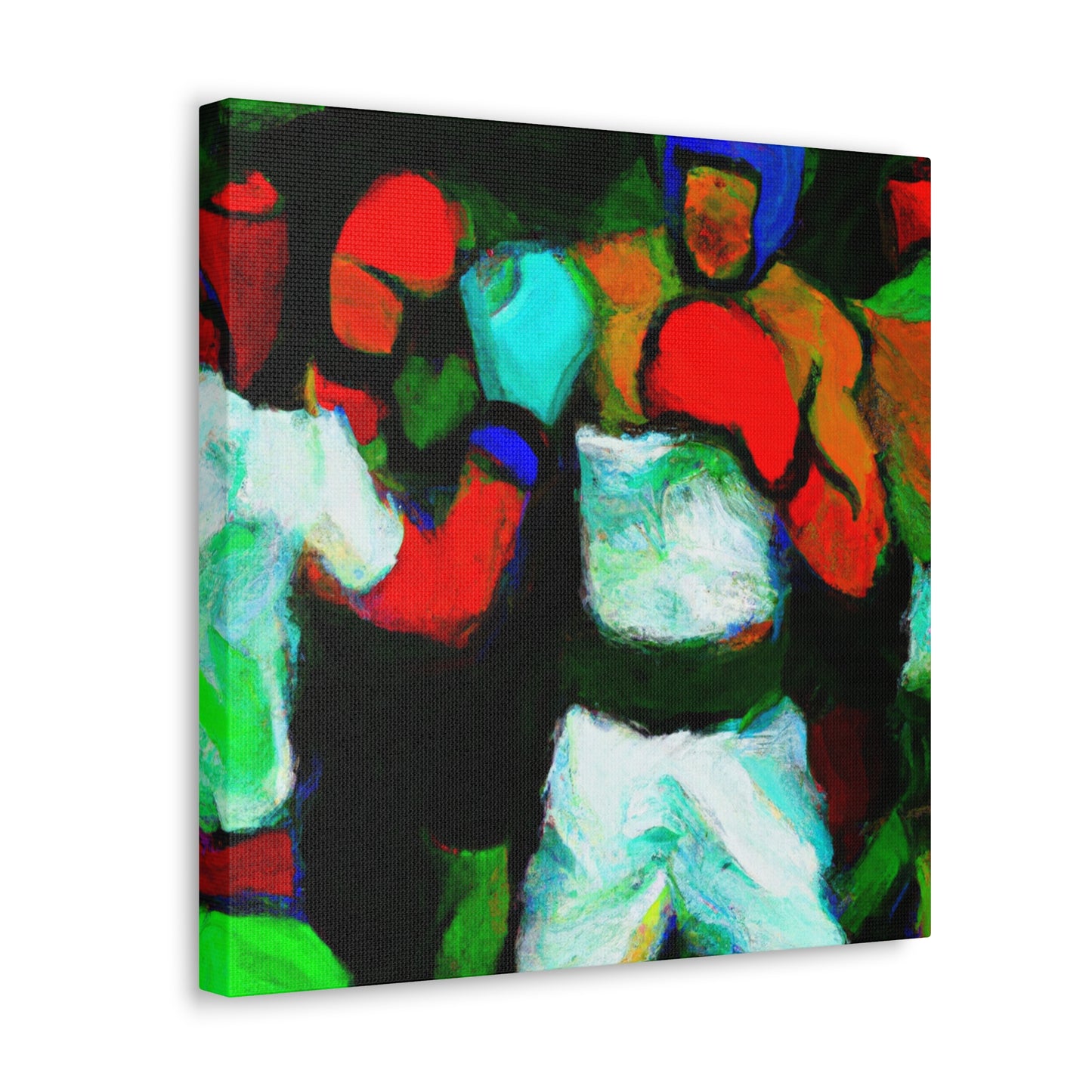 Boxing at Dusk. - Canvas