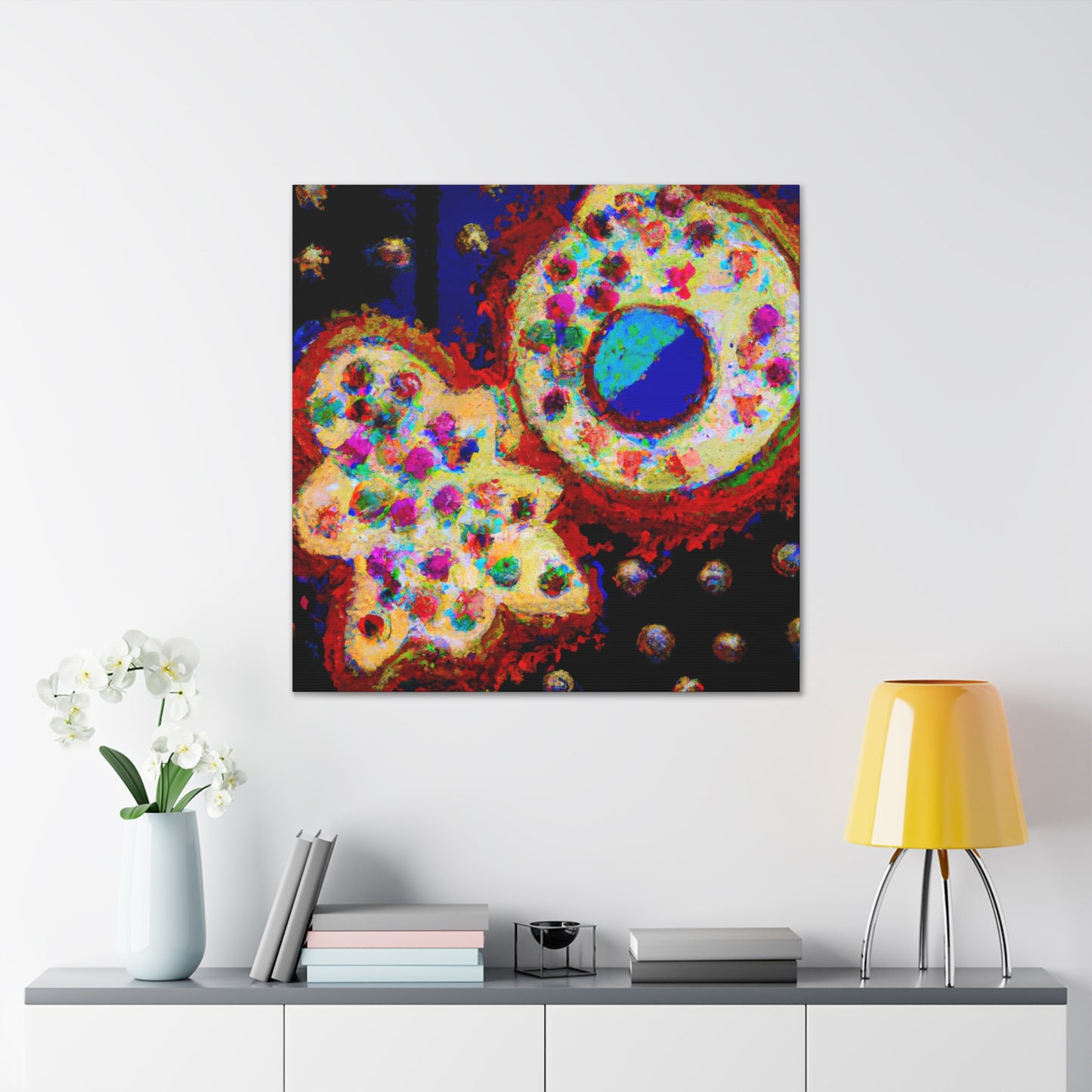 Cookies in Pointillism - Canvas