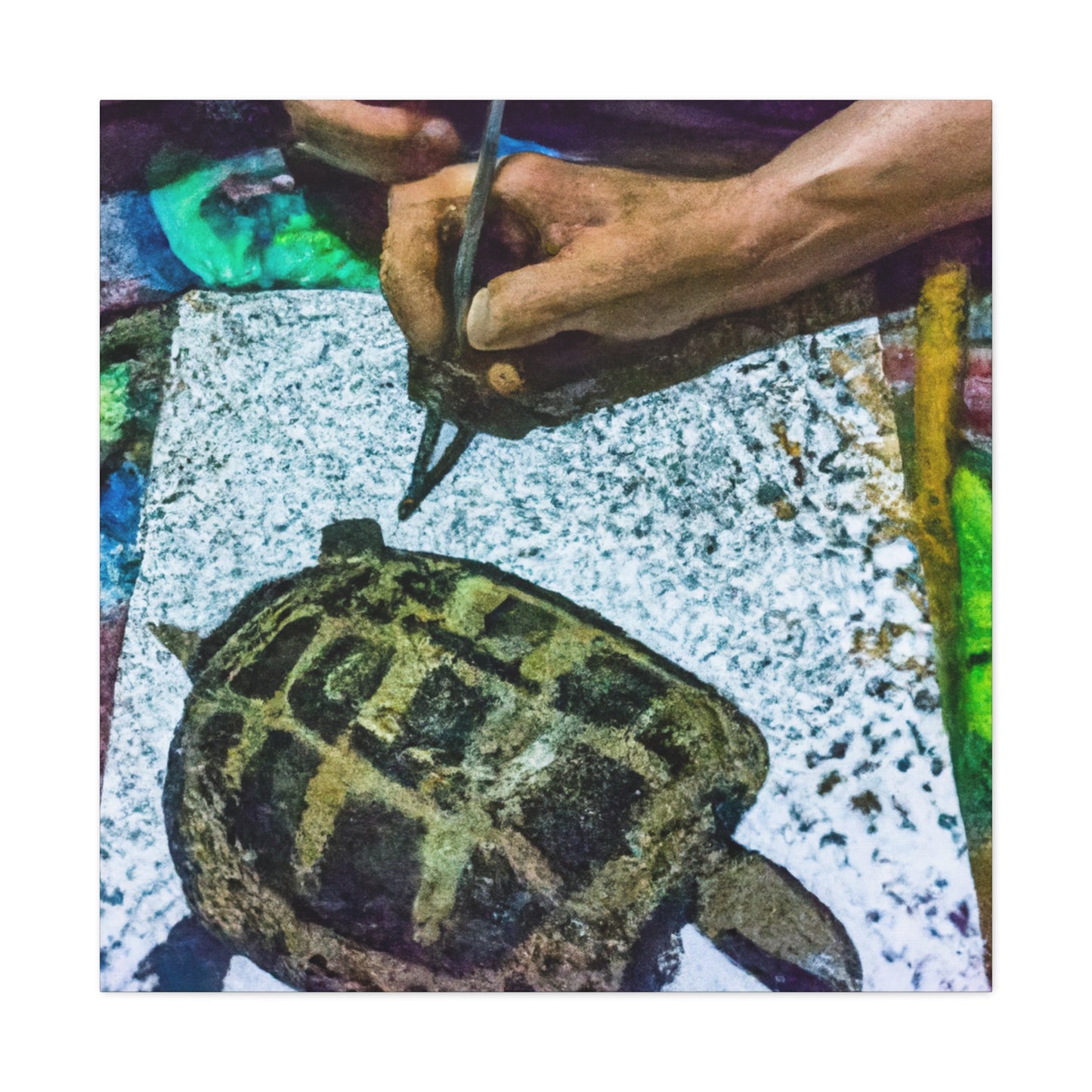 Russian Tortoise Symphony - Canvas