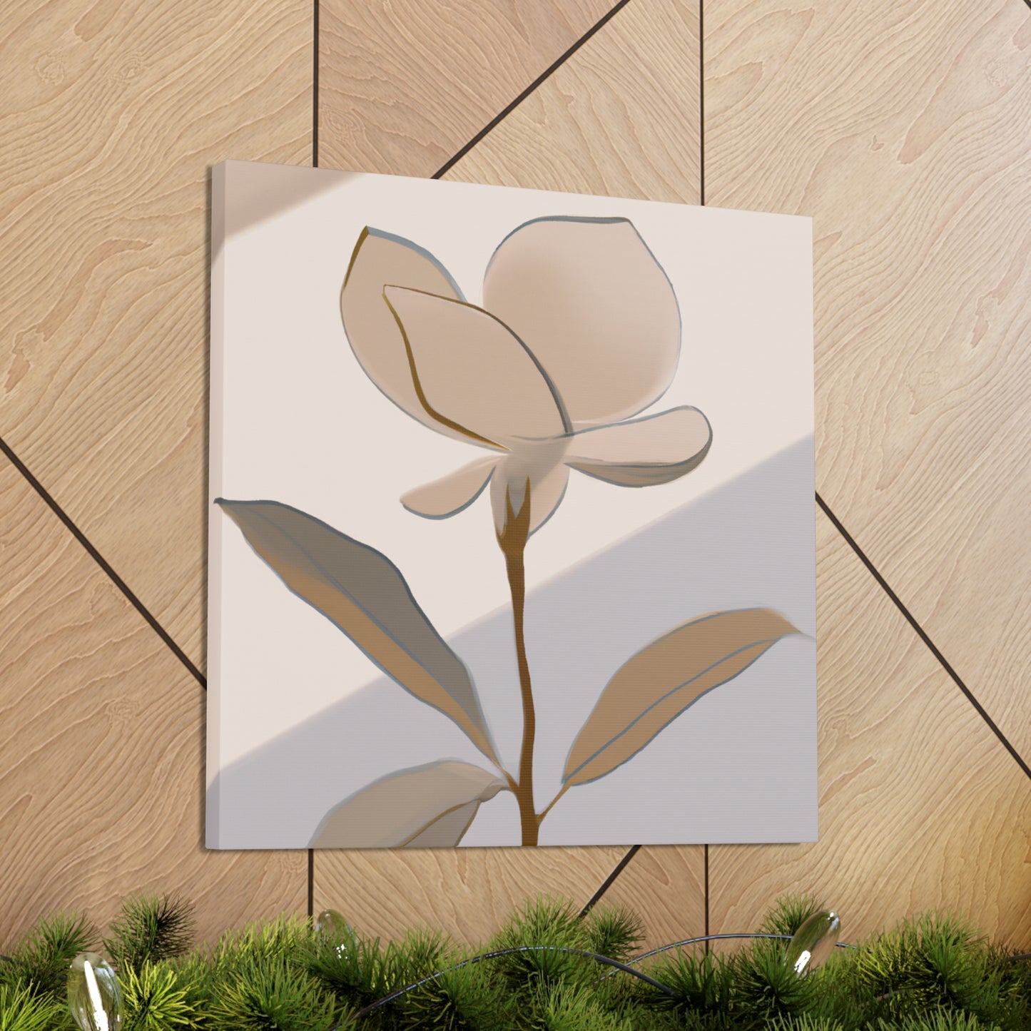 Gardenia in Deco Style - Canvas