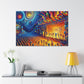 "Enigmatic Midnight Exuberance" - Canvas