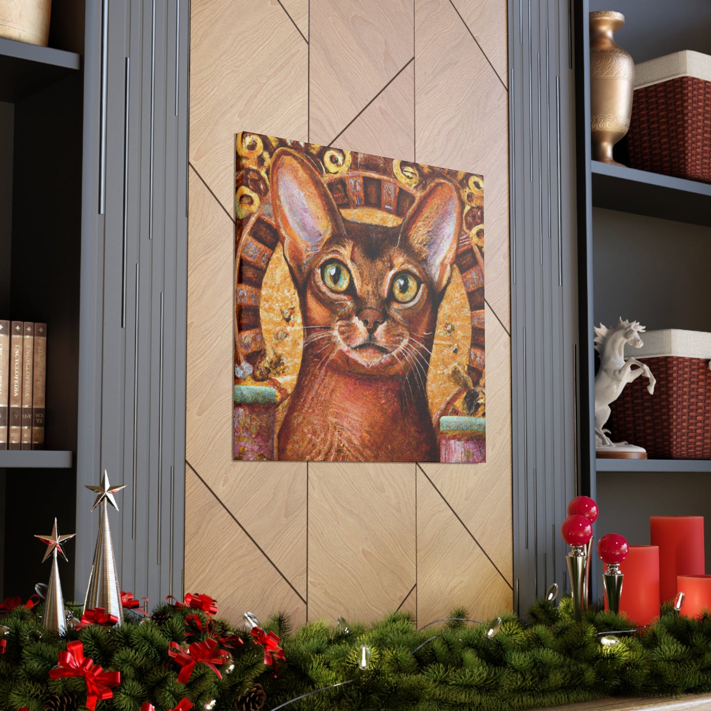 Abyssinian Splendor Scene - Canvas