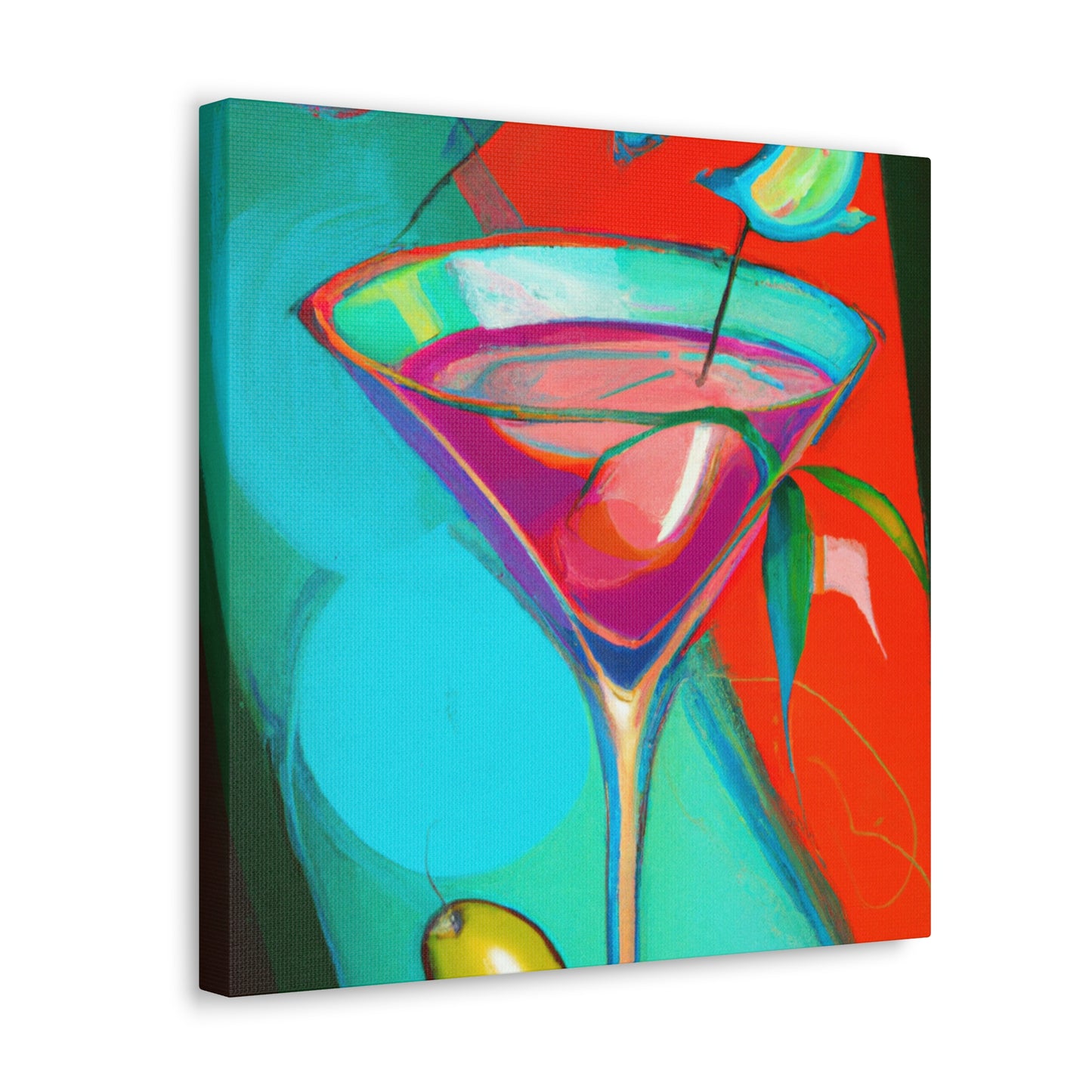 "Toasting the Martini Life" - Canvas