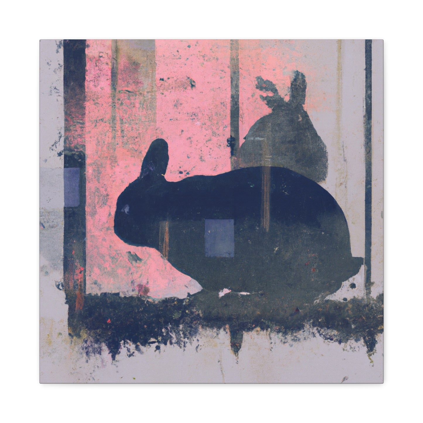 Rabbit in Surrealism - Canvas