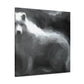 "Arctic Wolf Impressionism" - Canvas