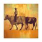 Cattle Drive Epic Scene - Canvas