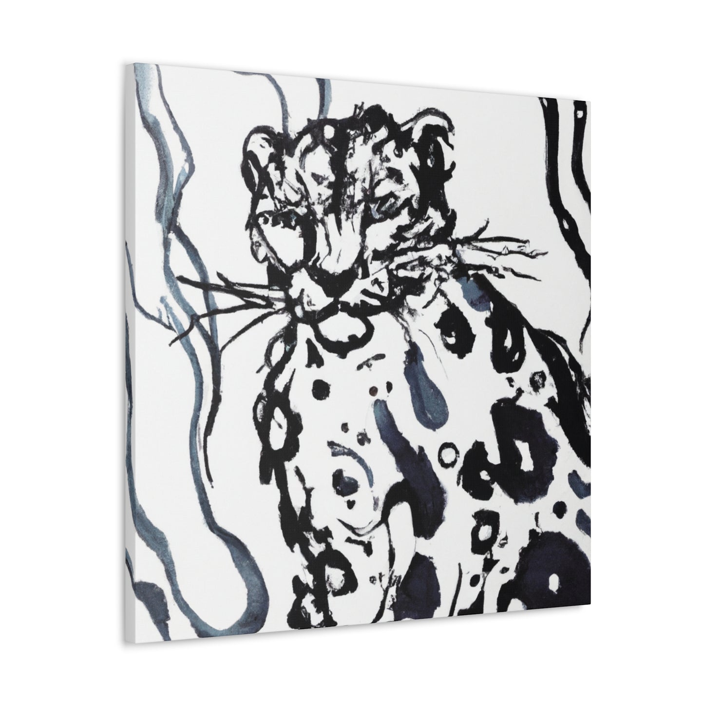 Snow Leopard Splendor - Canvas