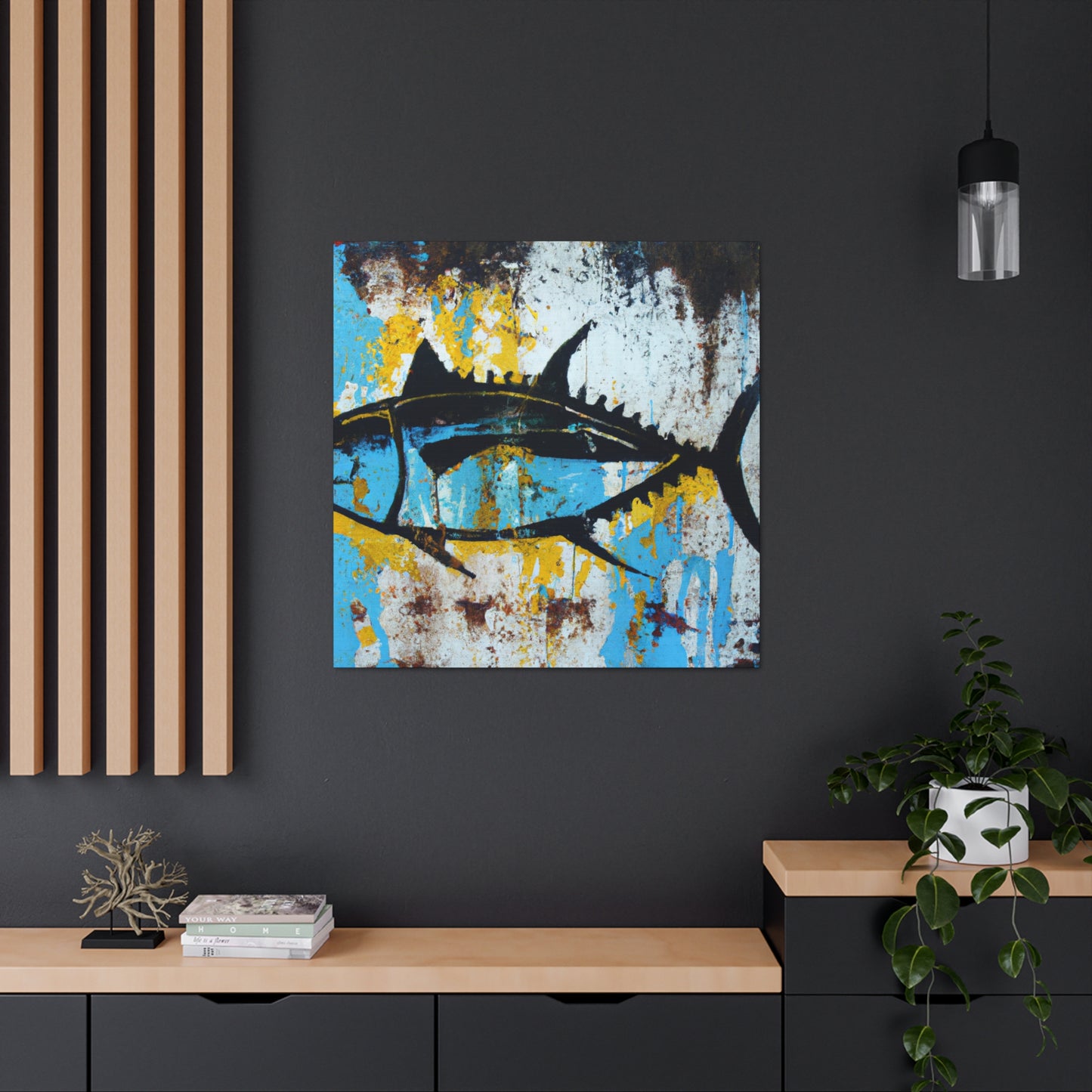 Tuna in Moonlight Illumination - Canvas