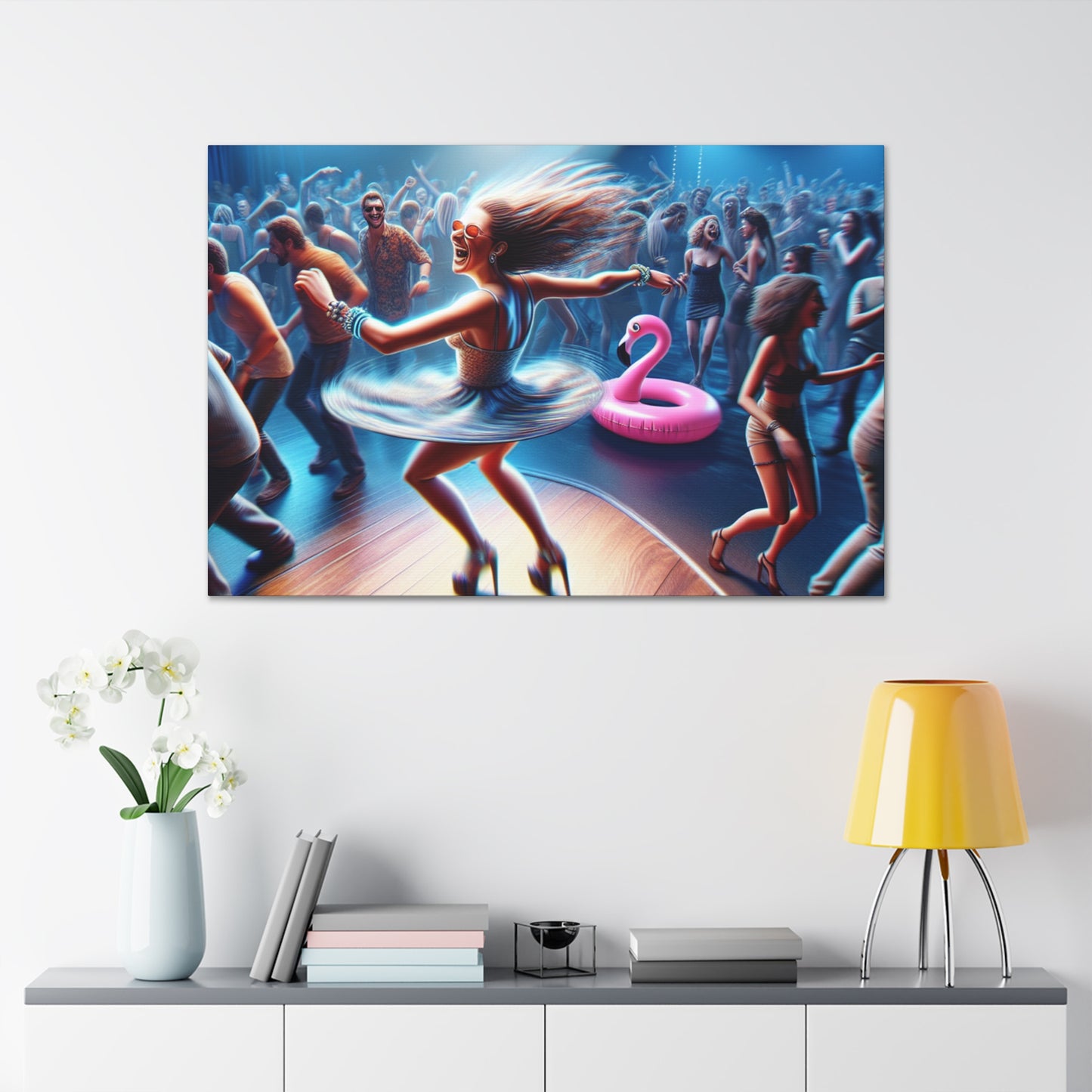 Ethereal Enigma: Graceful Reverie - Canvas