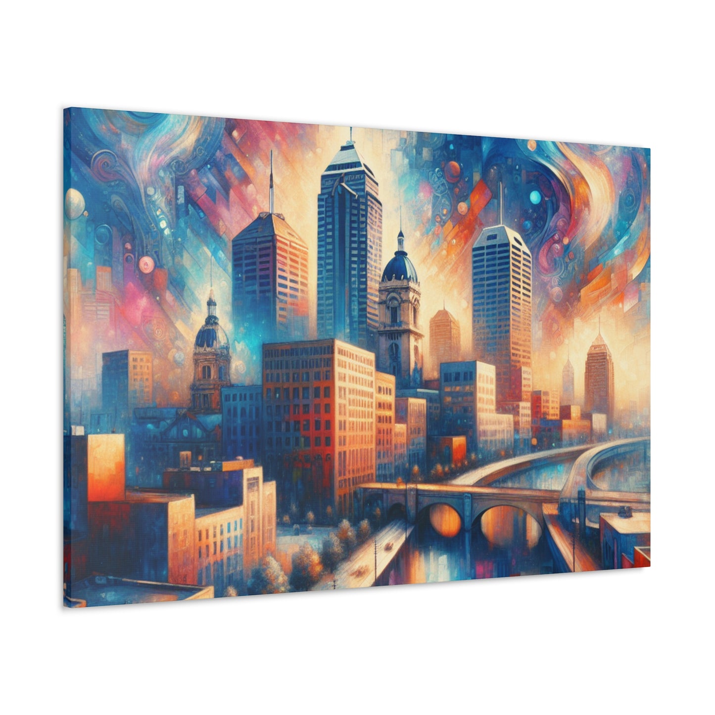 "Urban Impression: Monumental Serenity" - Canvas