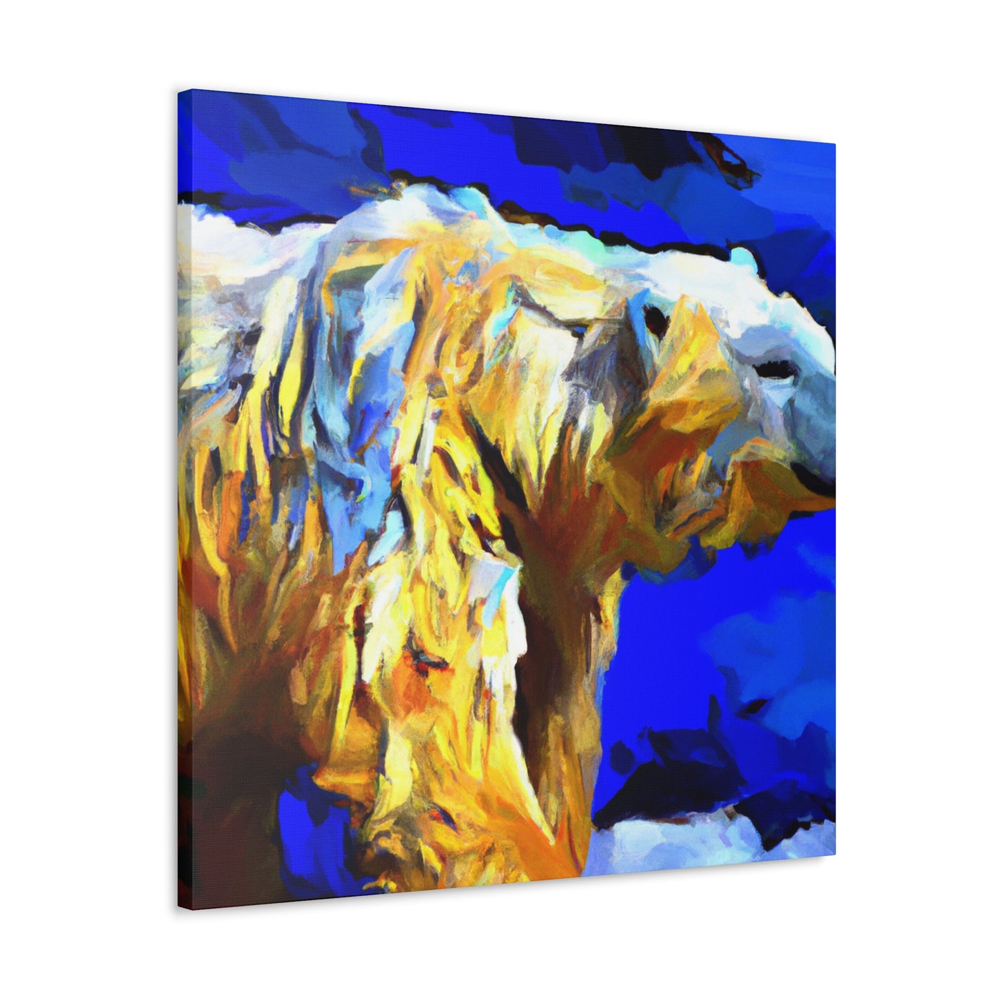 Polar Bear in Hues - Canvas