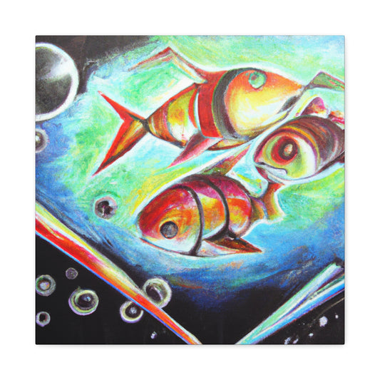 Rainbow Fish Brilliance - Canvas