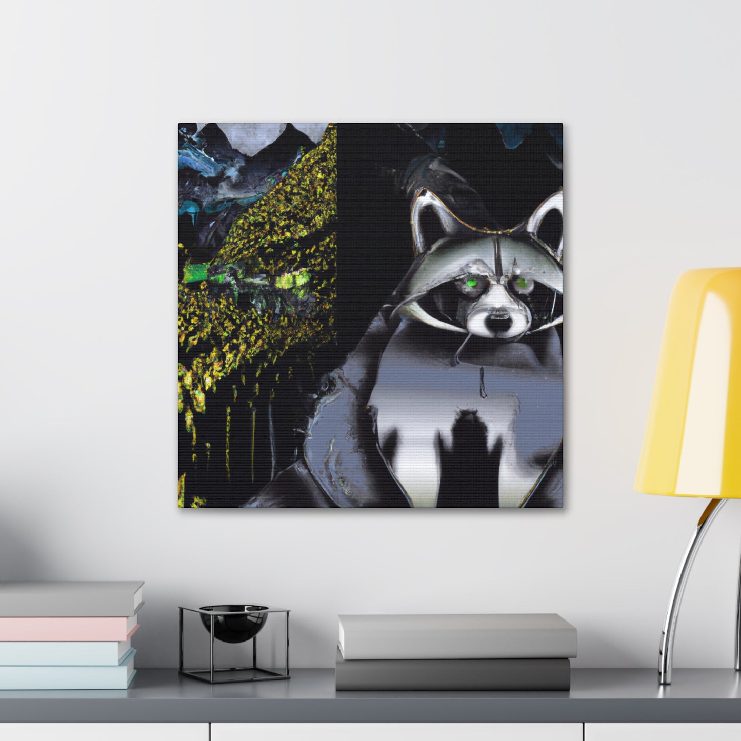 "Raccoon in Surrealism" - Canvas