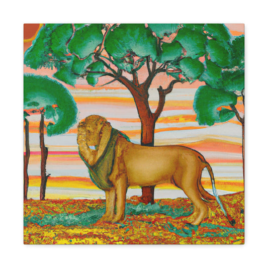 Lion in Grandeur - Canvas