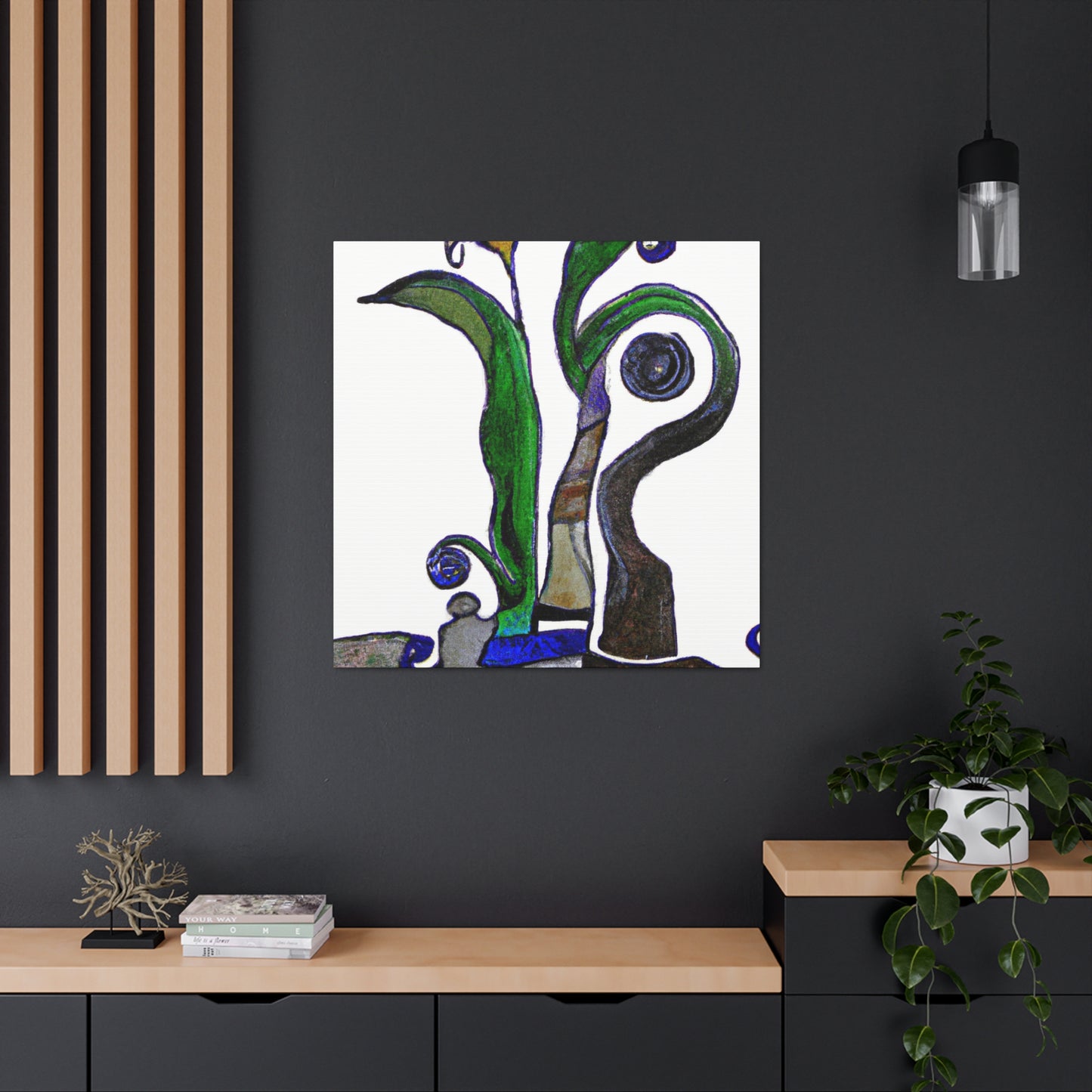 Lily in Abstraction - Canvas