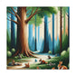 Whispering Woodland Enchantment - Canvas