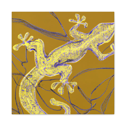 Lizard Mornings Splendor - Canvas