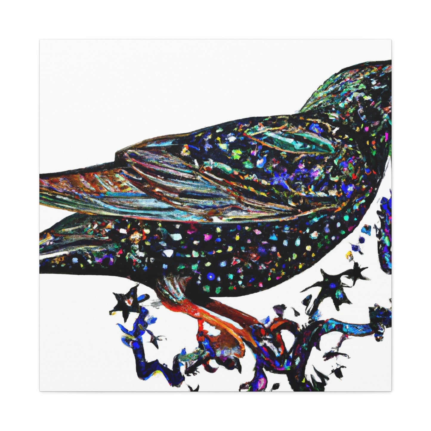 European Starling Splendor - Canvas