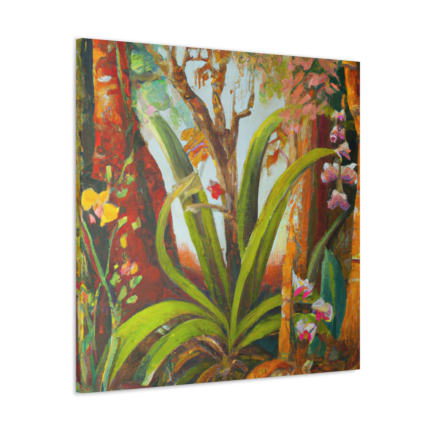 The Orchid's Splendor - Canvas