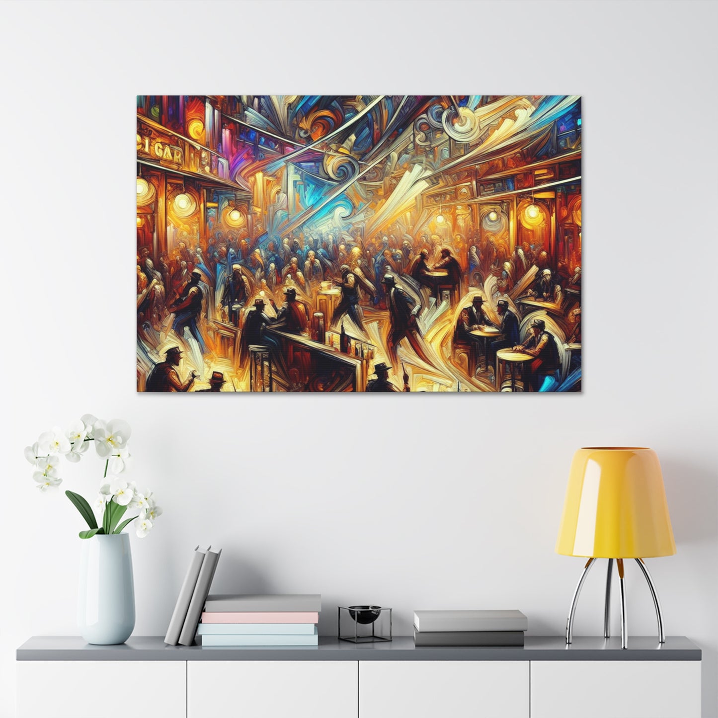 Smokey Havana Soiree - Canvas