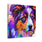 Australian Shepherd Reflection - Canvas