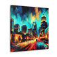 "Vibrant Urban Dream" - Canvas