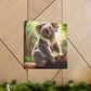 "Koala Sleepy Embrace" - Canvas