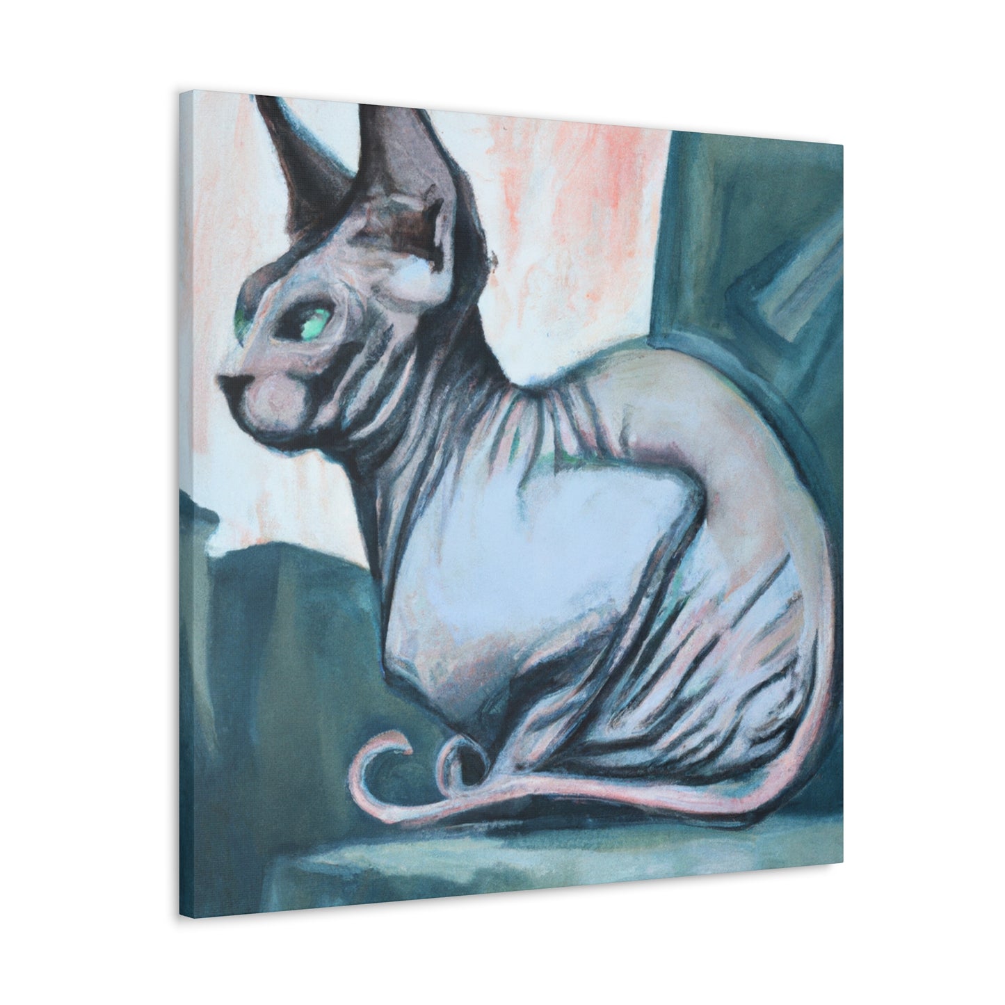 Mysterious Sphynx Art - Canvas