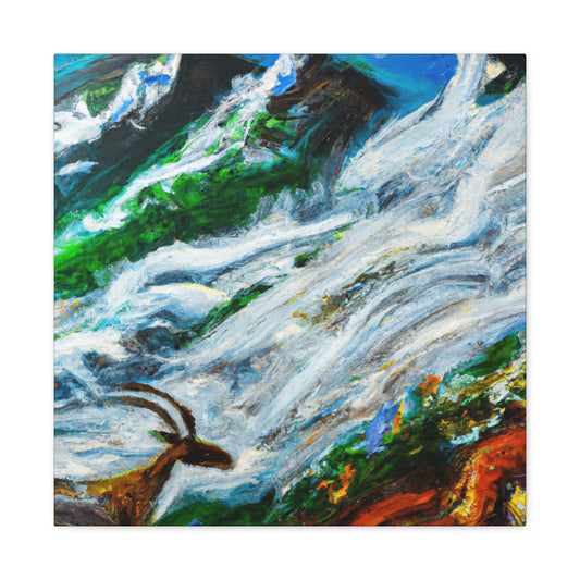 Chamois in Expressionism - Canvas