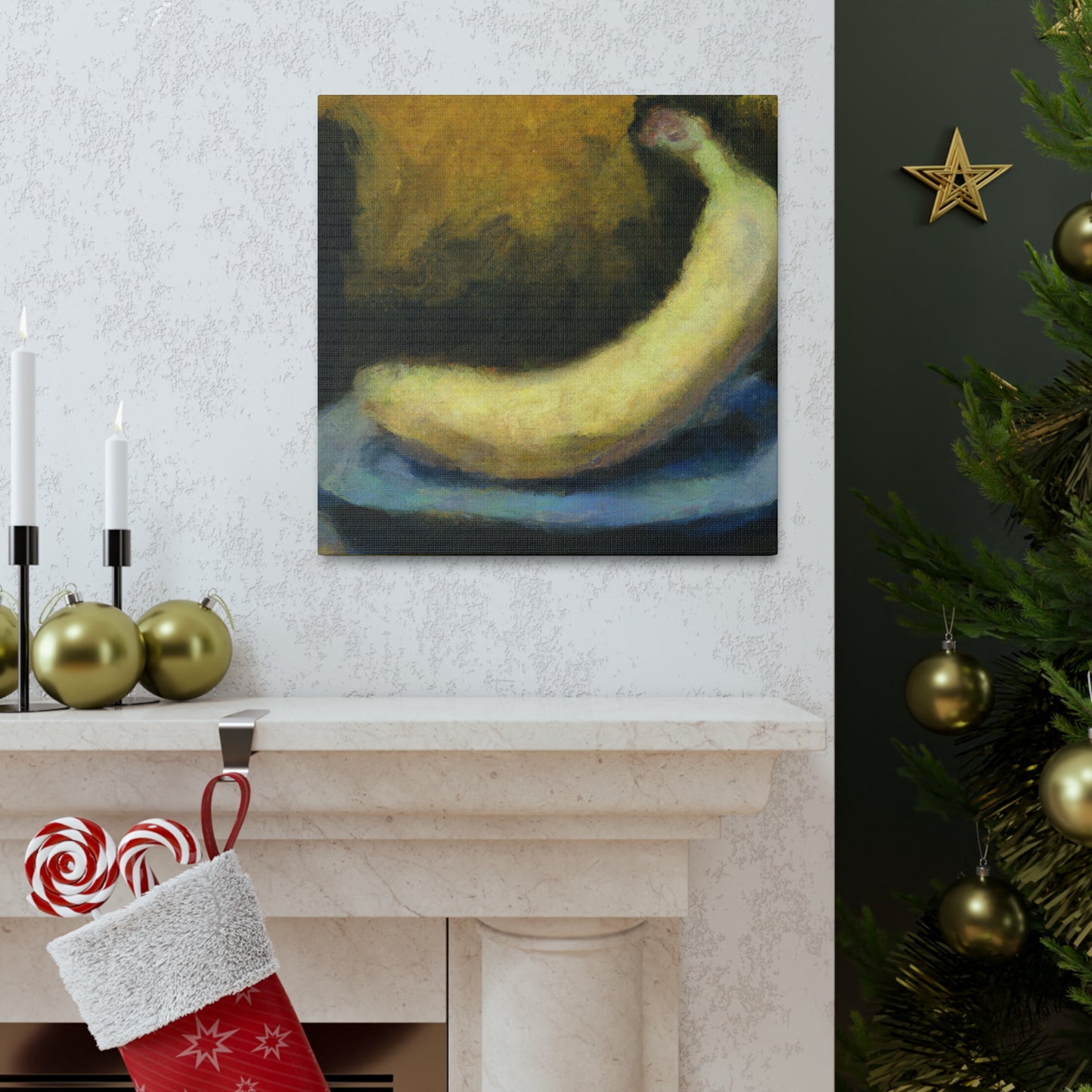 "Bananas Adorned with Gold" - Canvas