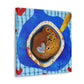 "Coffee Cup Cachet" - Canvas