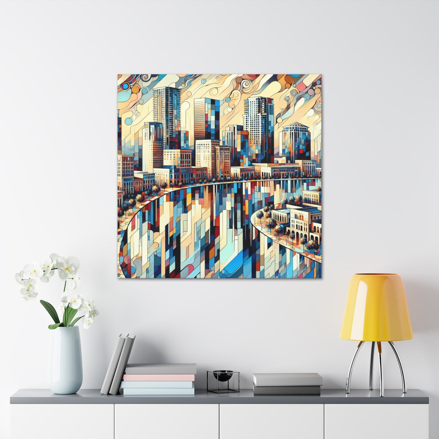 Orlando's Colorful Urban Expression - Canvas