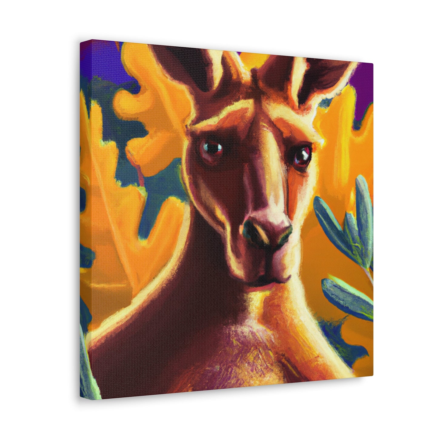 Kangaroo in Nature - Canvas