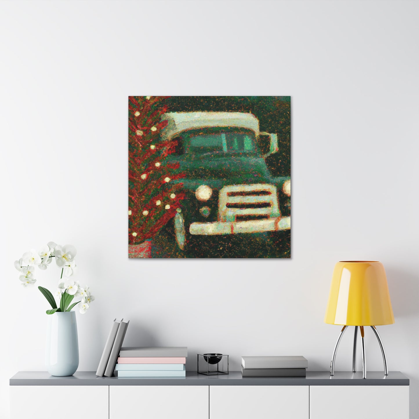 Vintage Christmas Tree Deliveries - Canvas