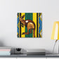 "Wallaby's Art Deco Drive" - Canvas