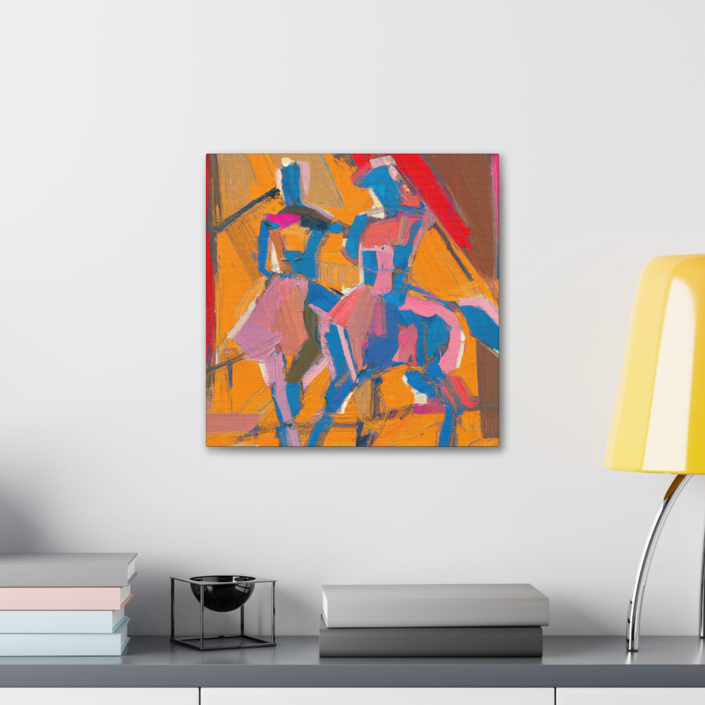 "Stirrups in Art Deco" - Canvas