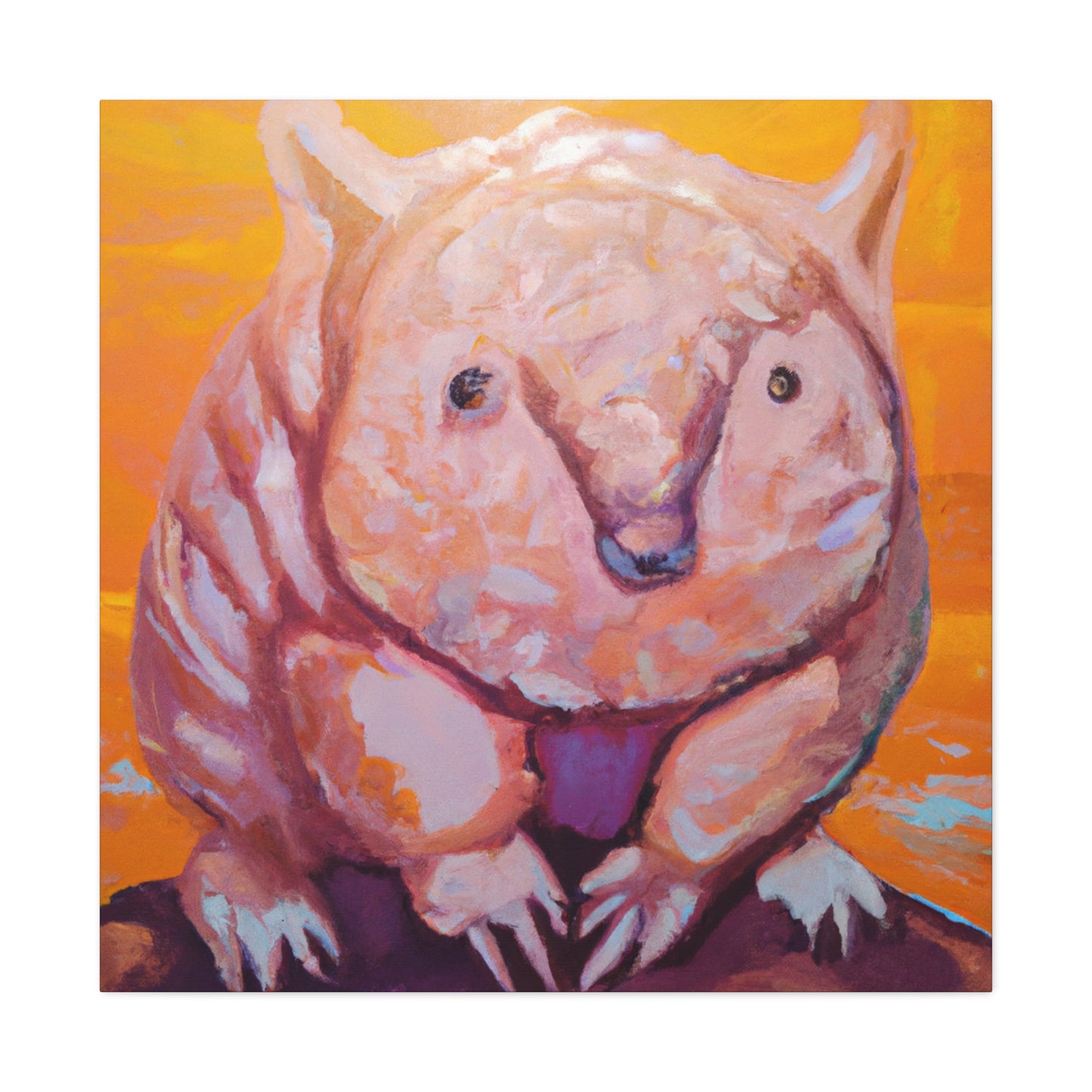 "Wombats in Wonderland" - Canvas