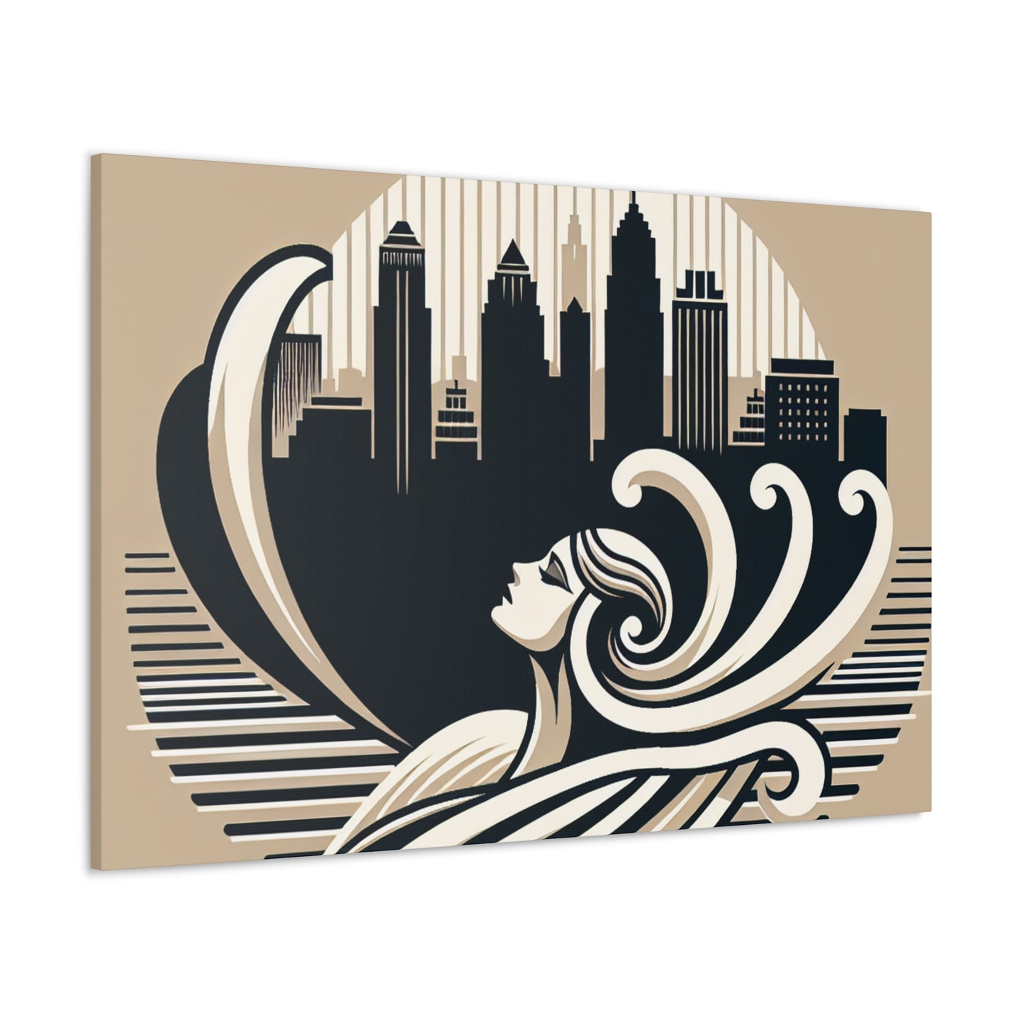 Glorious Jazz Age City - Canvas