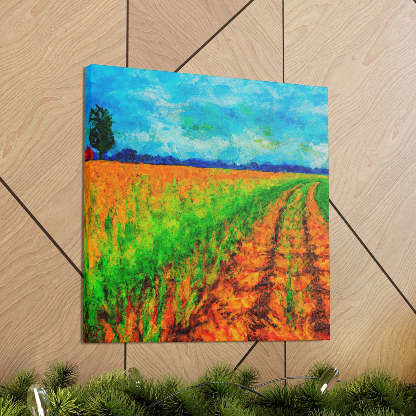 Golden Harvest Fields - Canvas